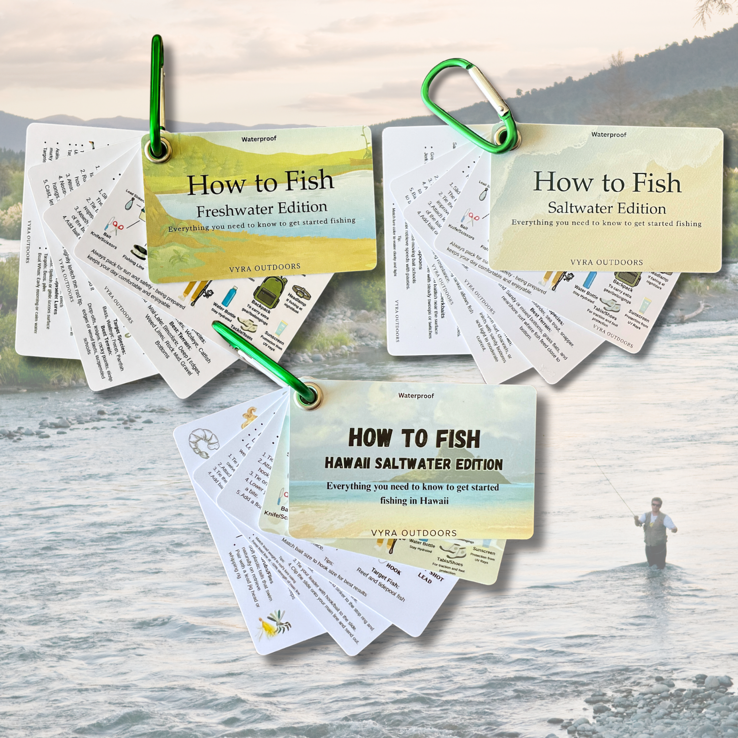 Fishing Tutorial Reference Cards