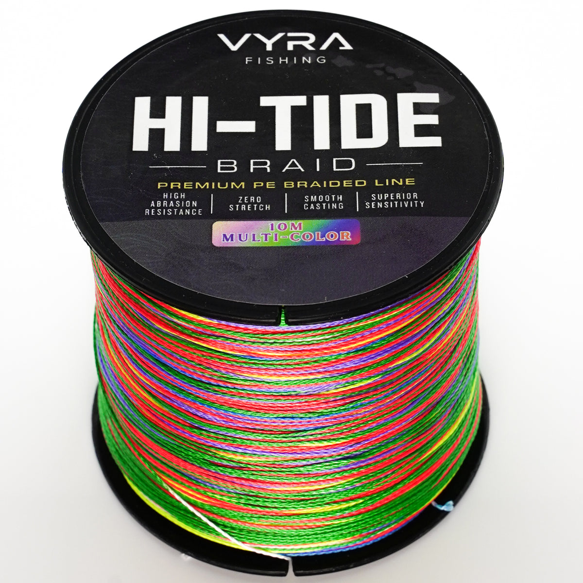 HI-TIDE X4 Braided Fishing Line – Multi-Color (10M Per Color)
