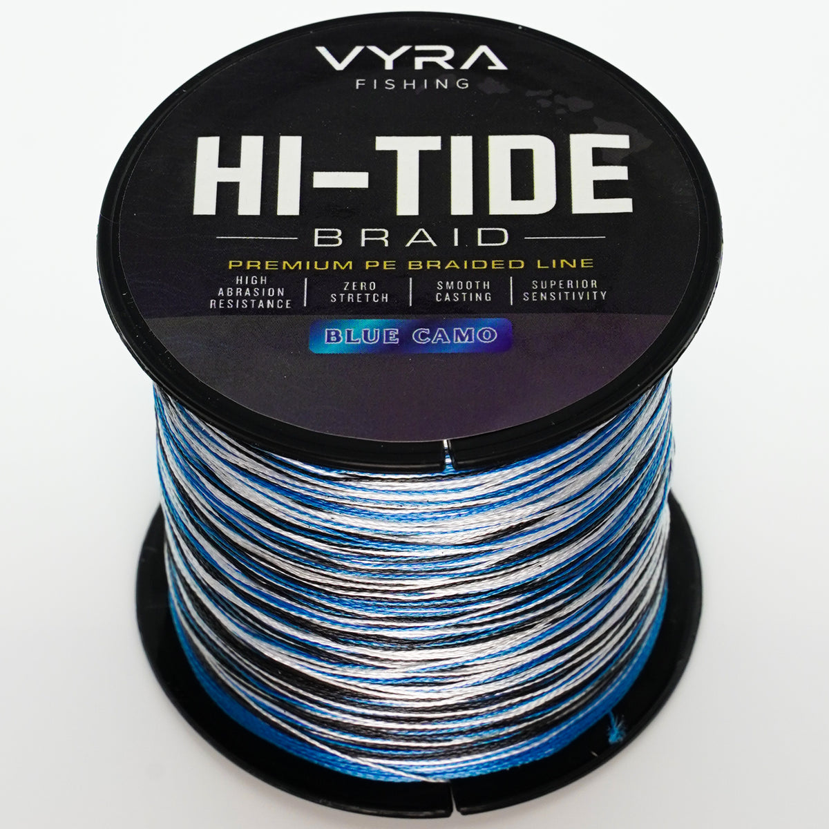 HI-TIDE X4 Braided Fishing Line – Blue Camo