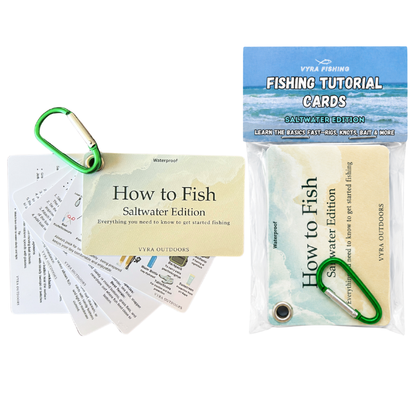 VYRA Saltwater Edition Fishing Tutorial Guide Cards