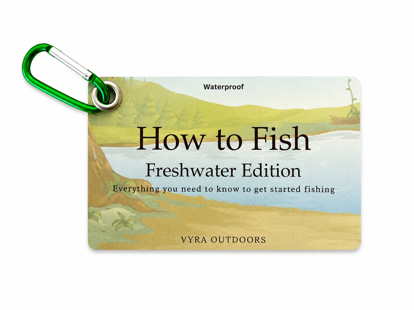 VYRA Freshwater Edition Fishing Tutorial Guide Cards
