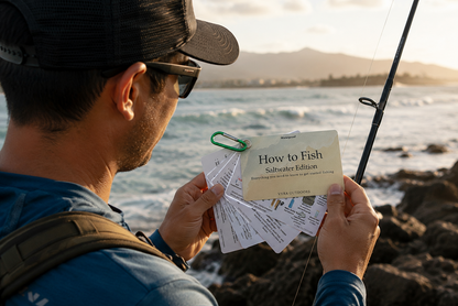 VYRA Saltwater Edition Fishing Tutorial Guide Cards